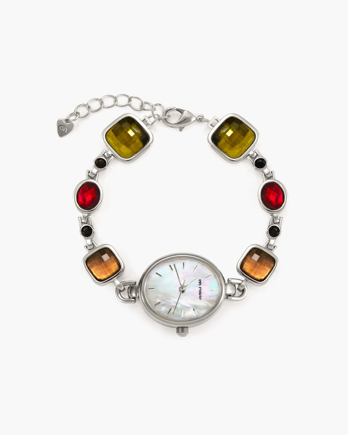Pulsera de reloj multicolor de hora armónica