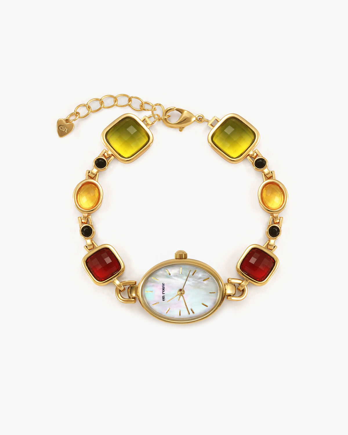 Pulsera de reloj multicolor de hora armónica
