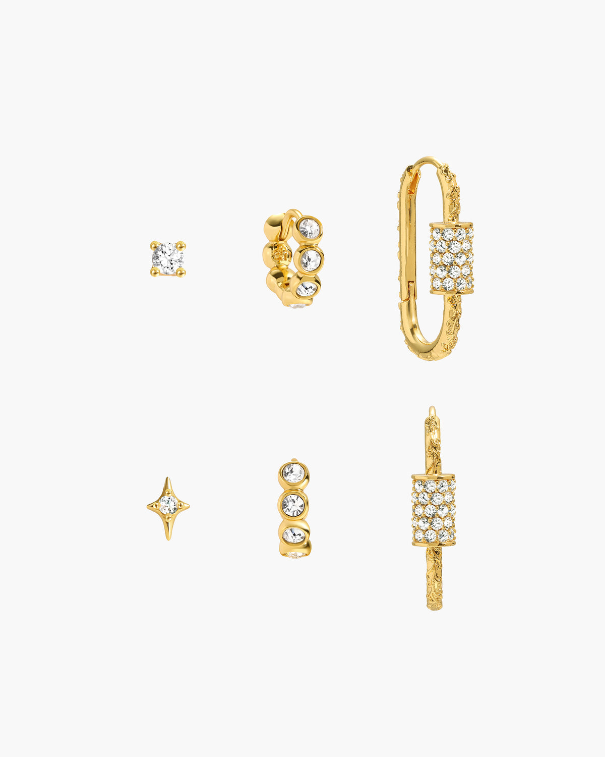 テニスフープピアス