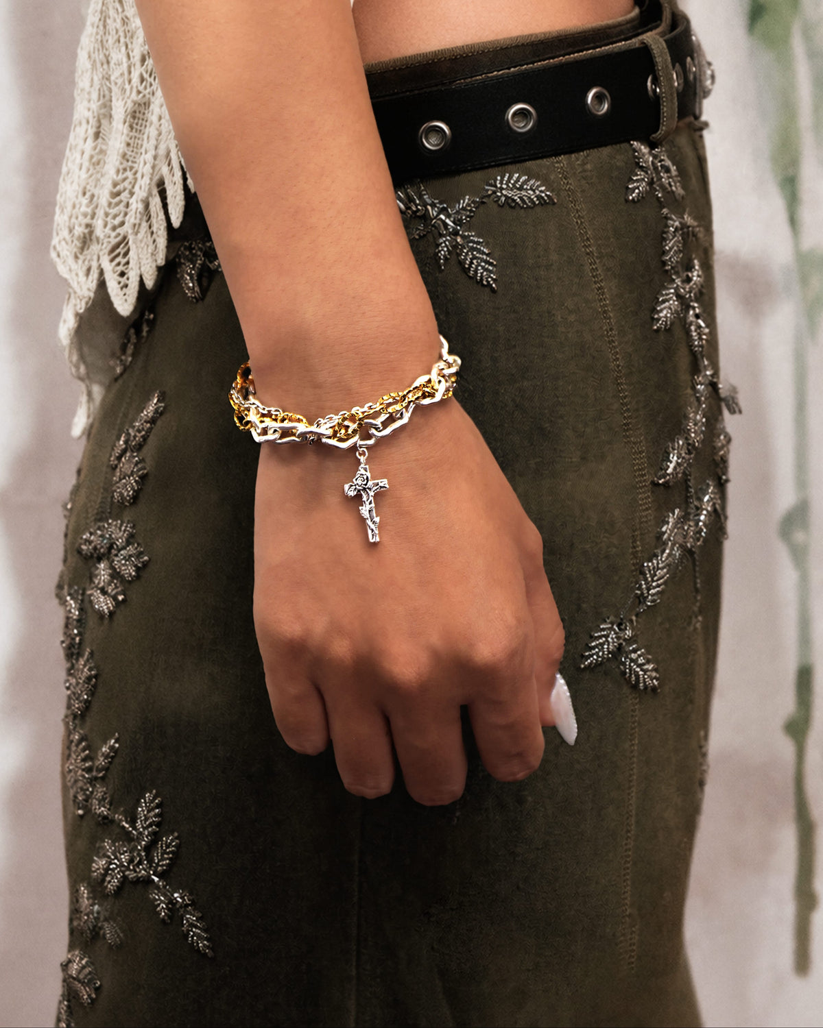 Wild Rose Molten Chain Bracelet