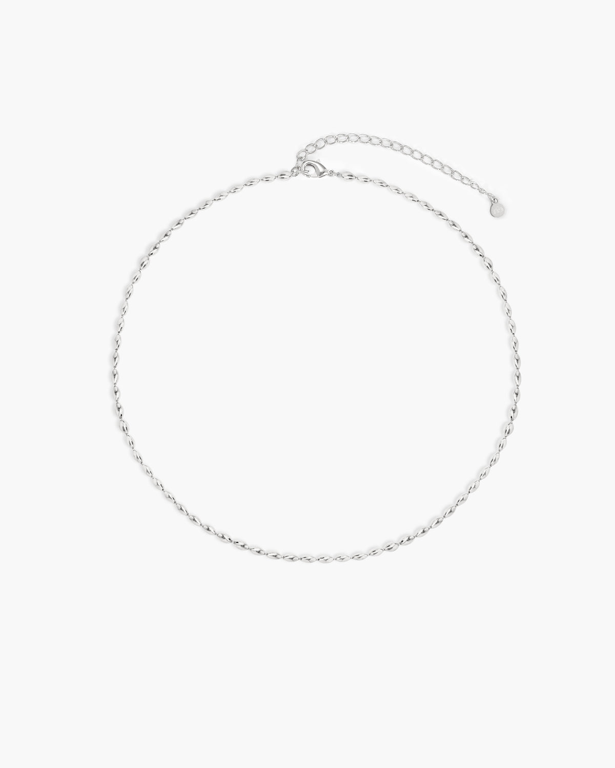 Collar de mini cuentas metálicas en oro