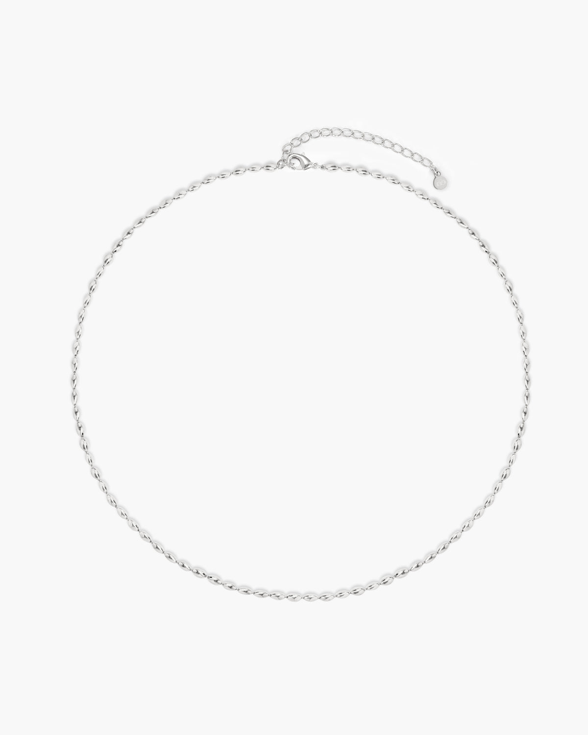 Collar de mini cuentas metálicas en oro