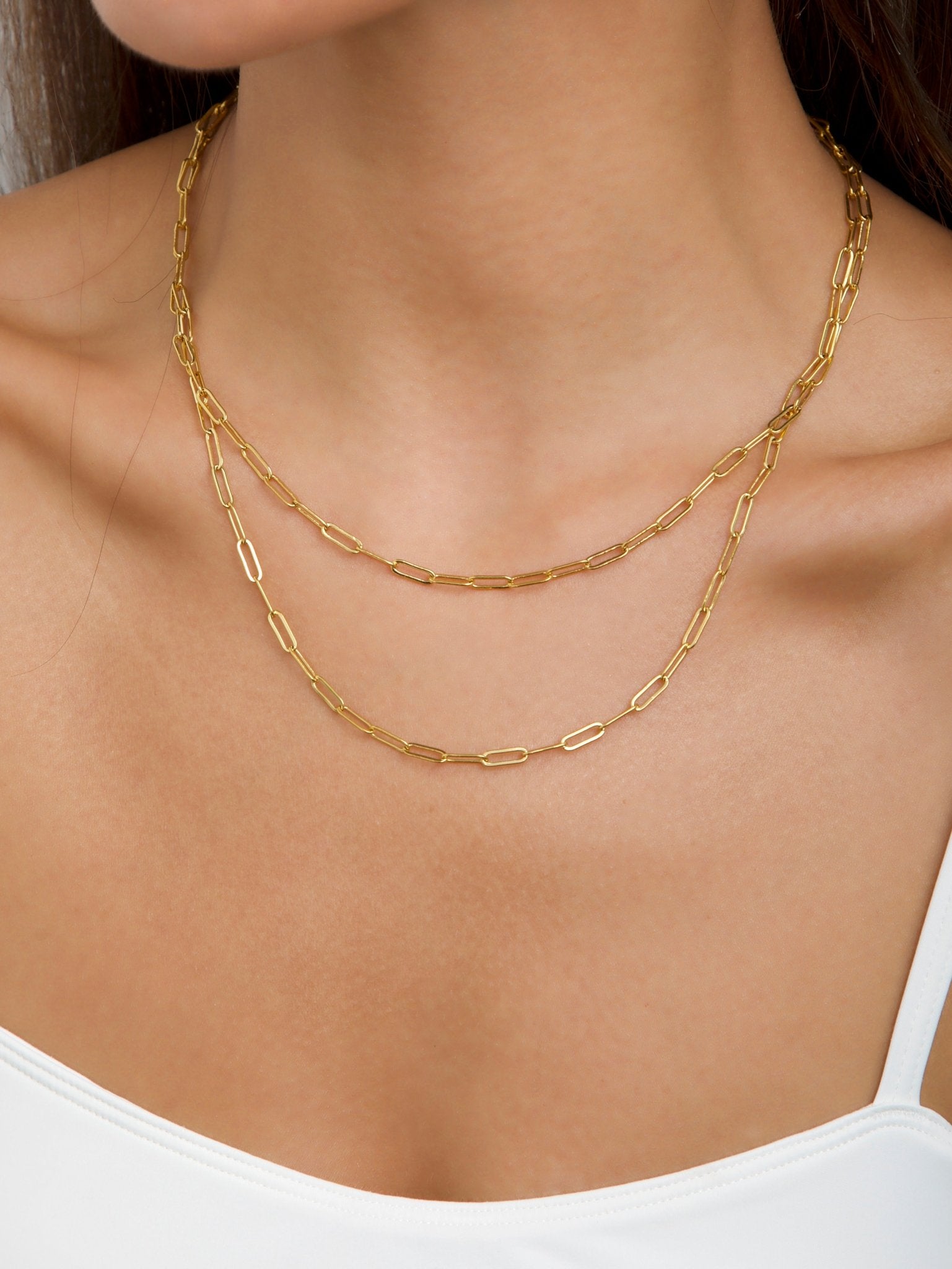 Layered Link Necklace
