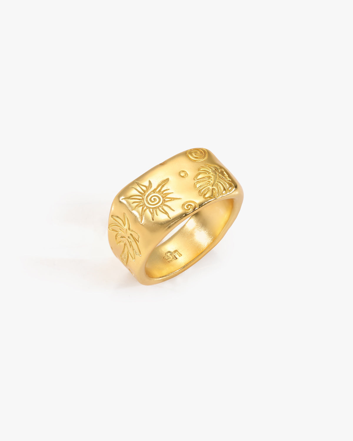 Palma Signet Ring - En Route Jewelry
