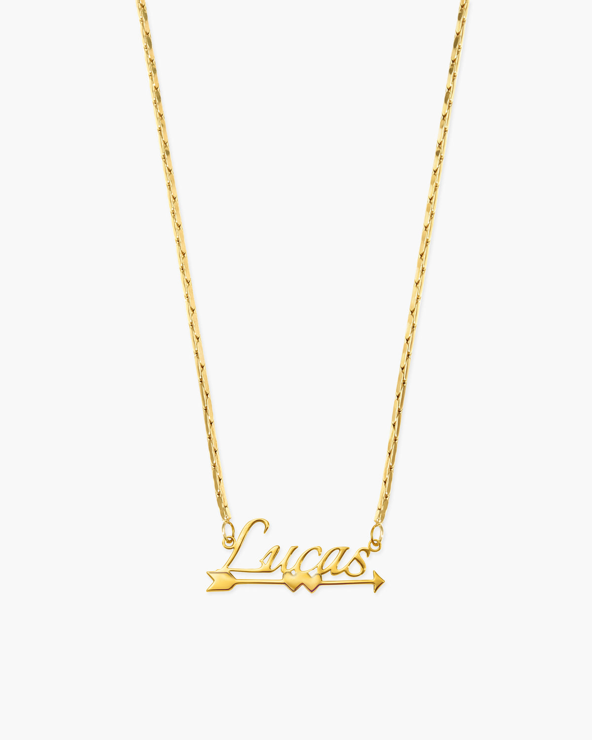 Collana con nome personalizzato, Freccia di Cupido