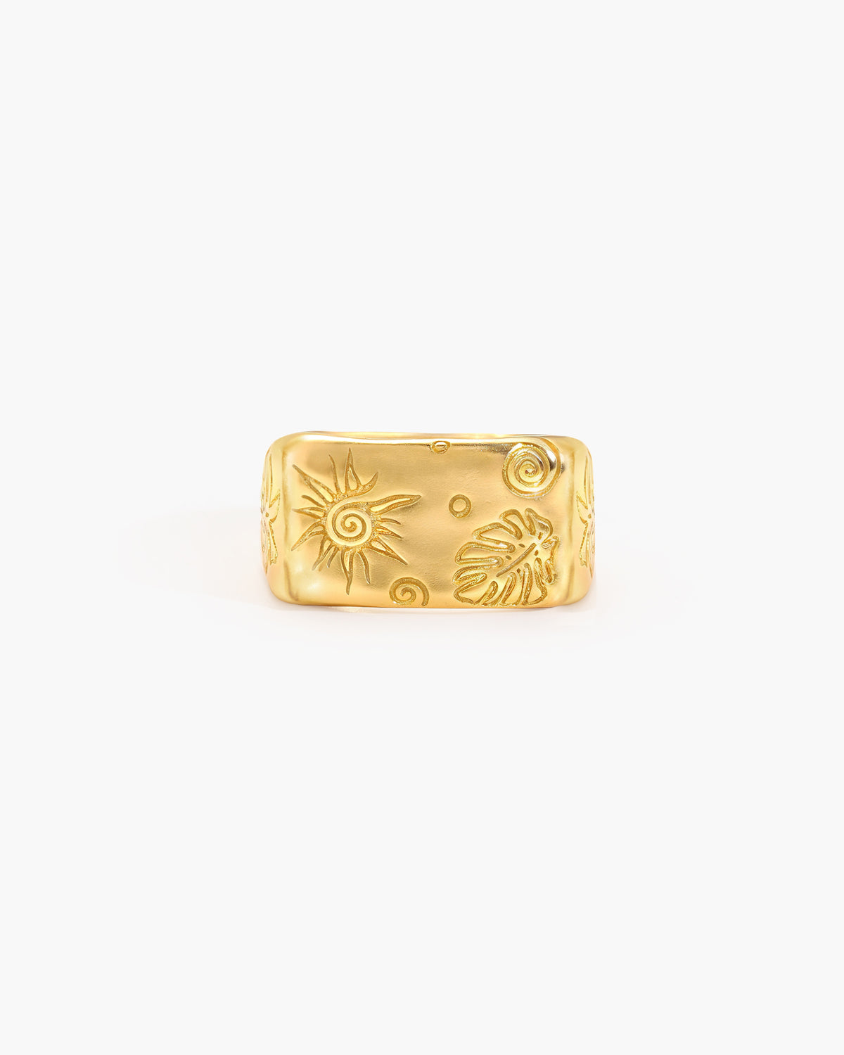 Palma Signet Ring - En Route Jewelry