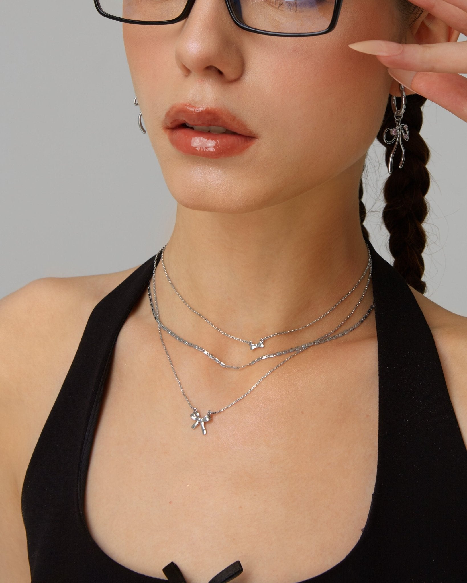 Caroline Mariner Necklace in Silver