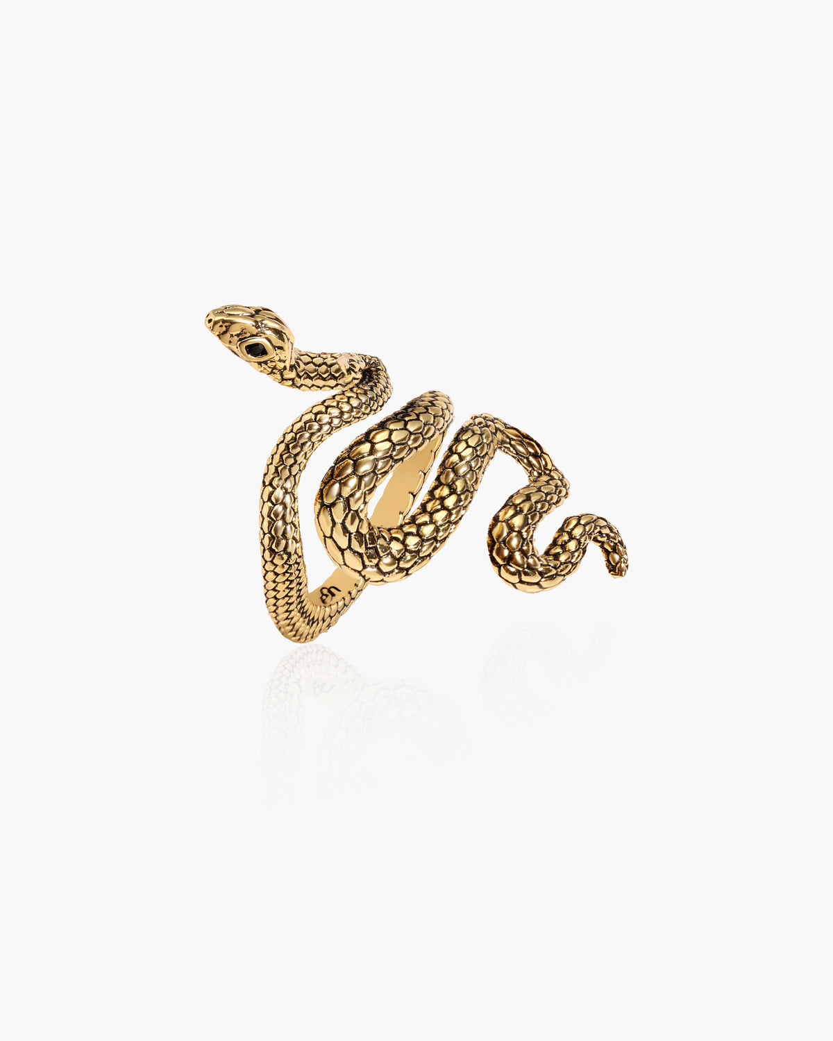 Anillo de serpiente en oro