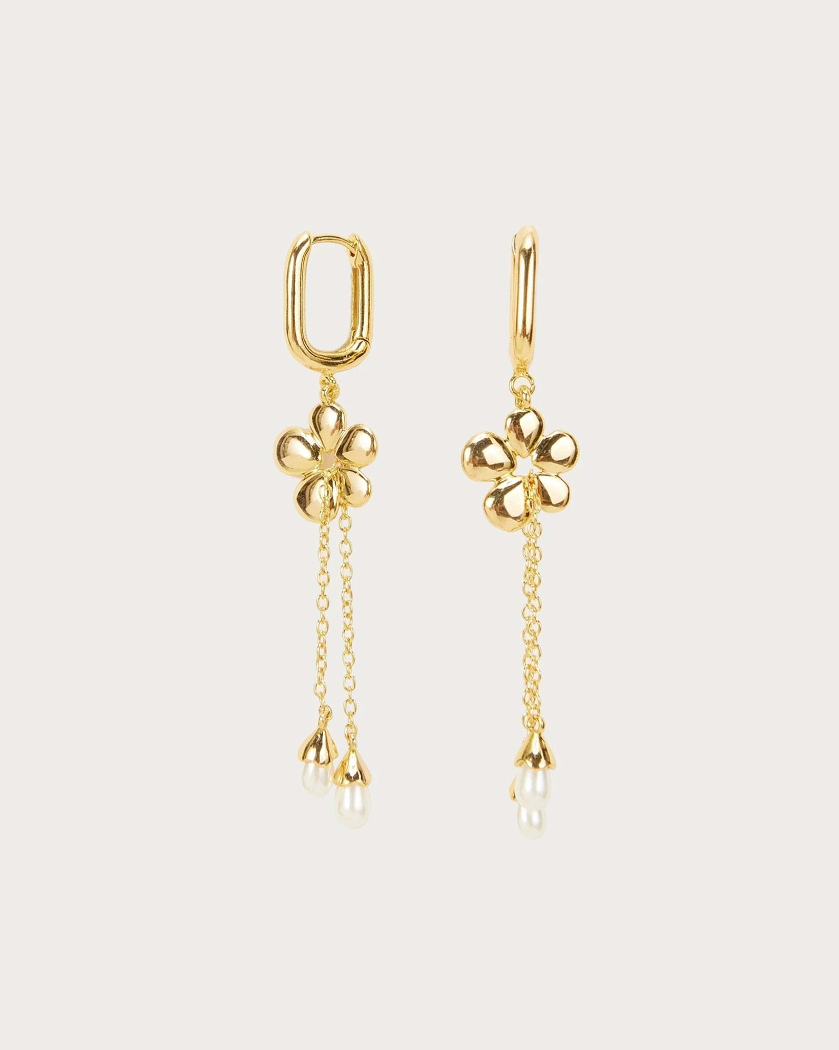 Camille Flower Drop Earrings