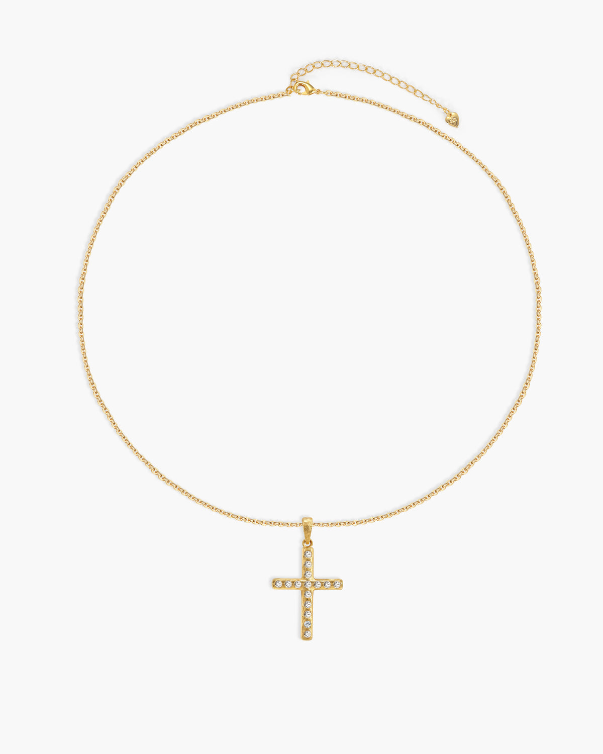 Pavé Cross Necklace