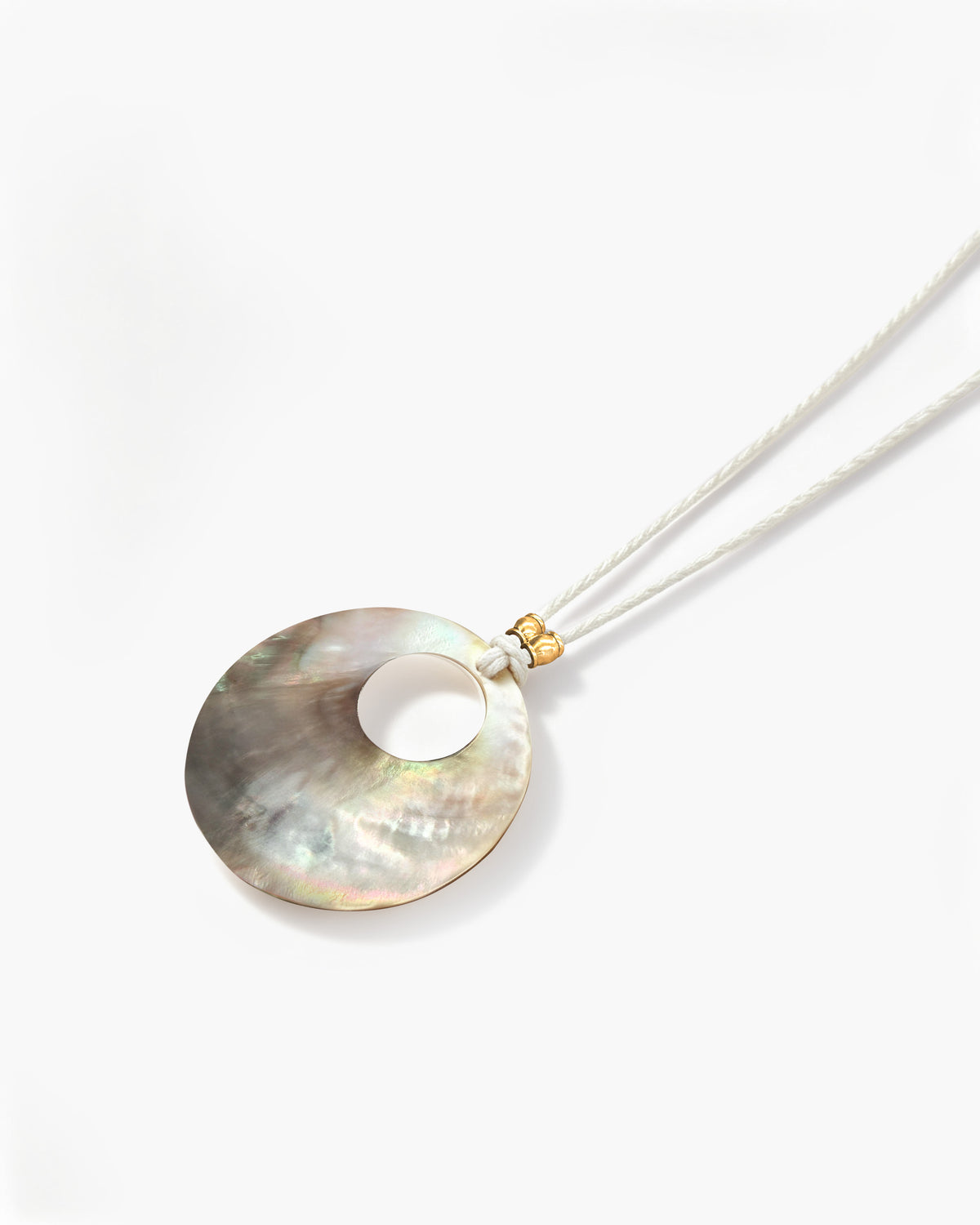 Naia Shell Cord Necklace - Ivory