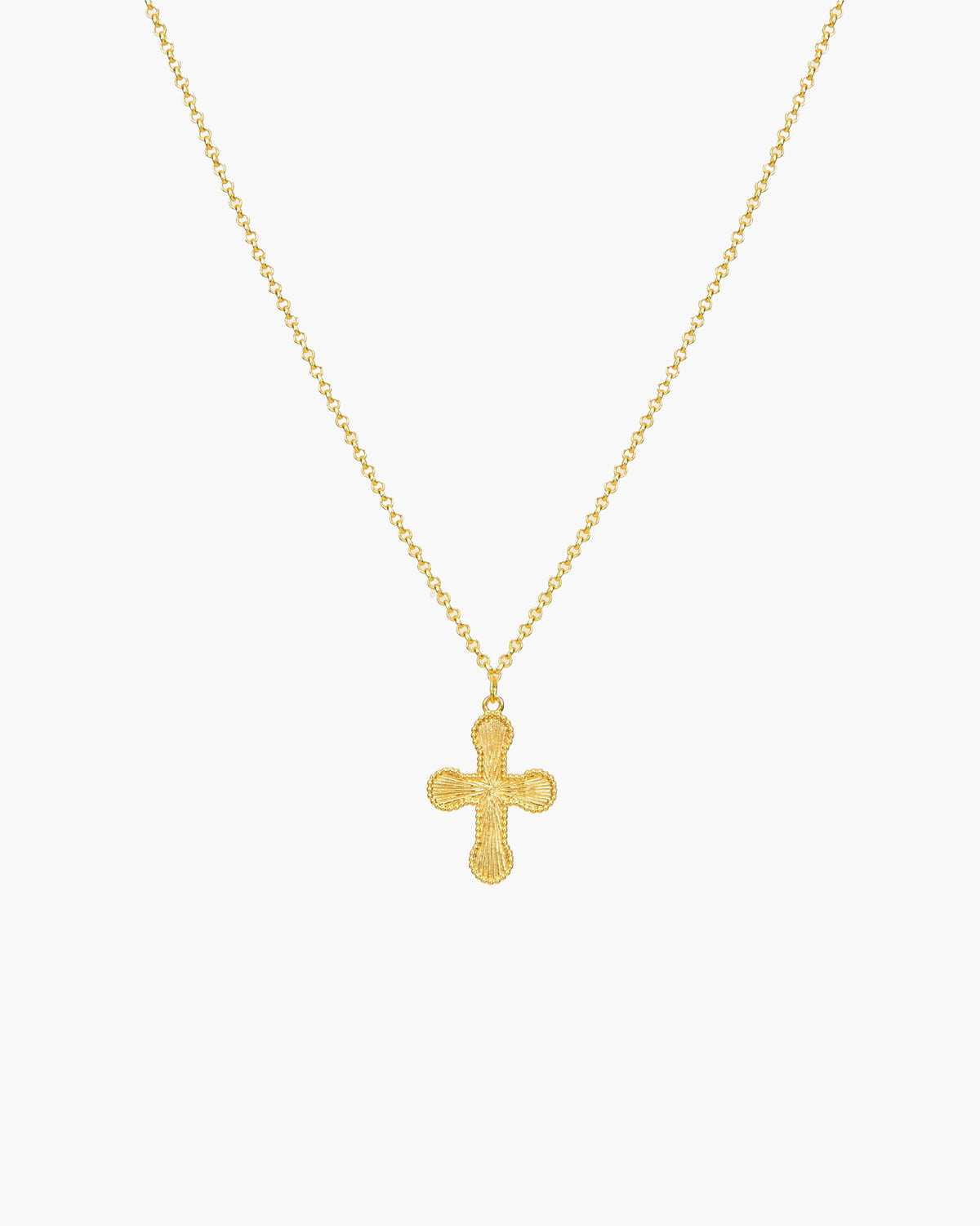 Mini Cross Pendant Necklace