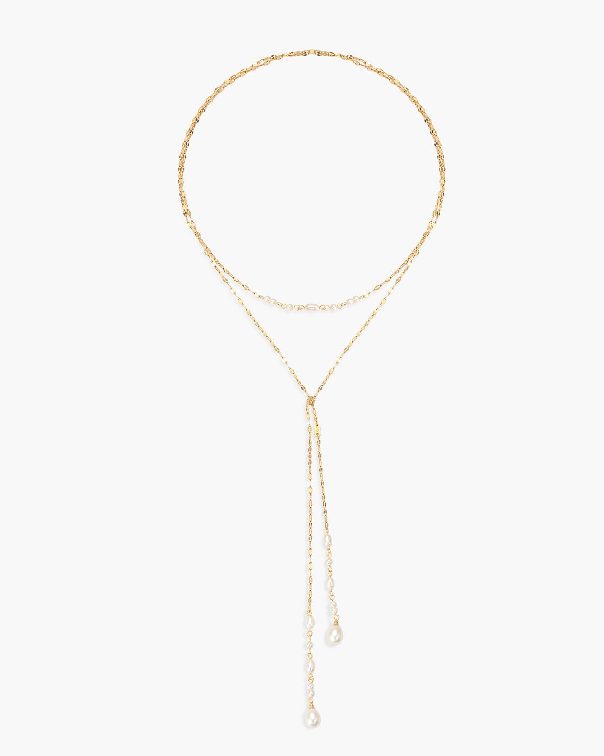 Selene Freshwater Pearl Wrap Necklace