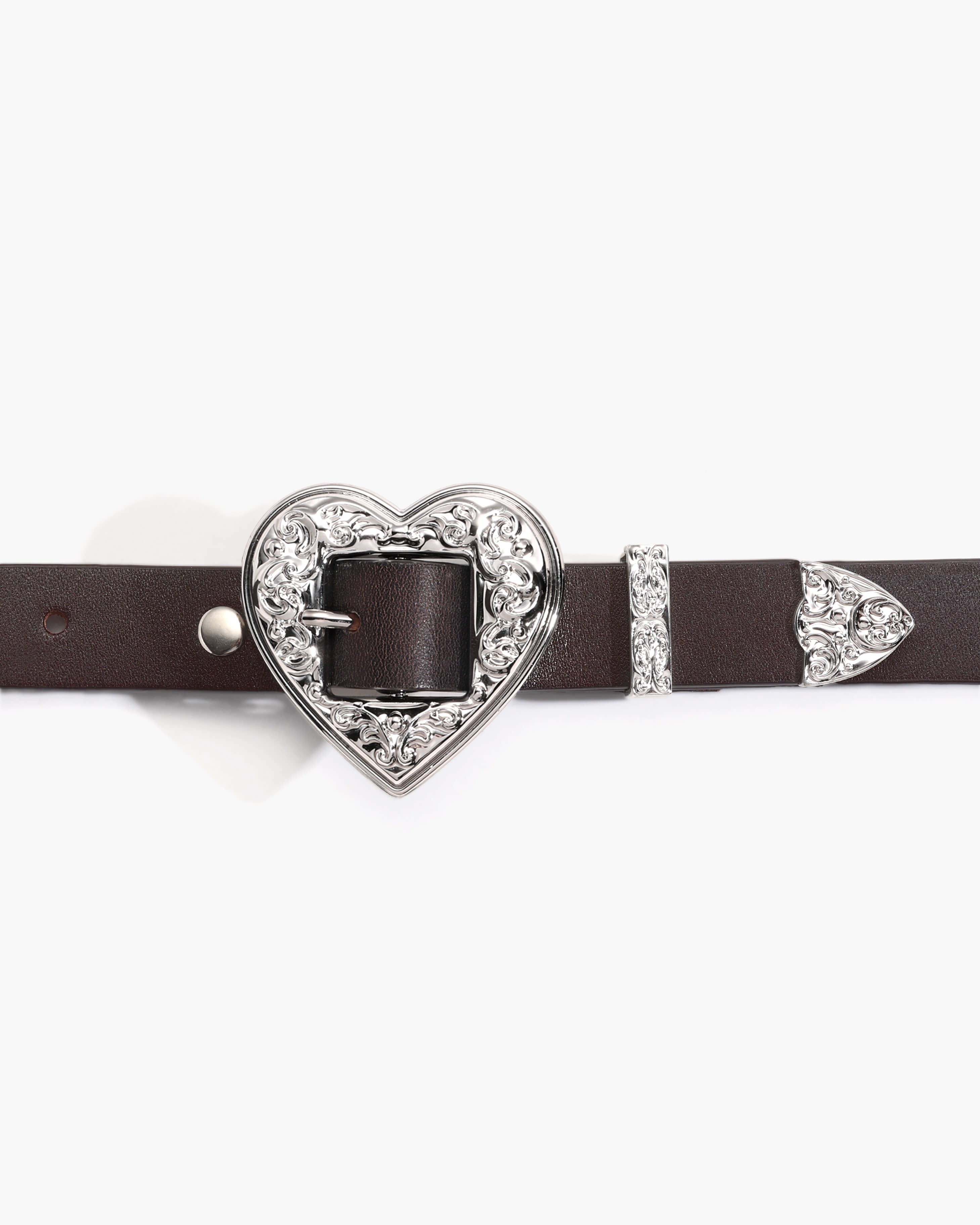 Rebel Heart Belt | Vintage Style Heart Buckle Accessory | en route