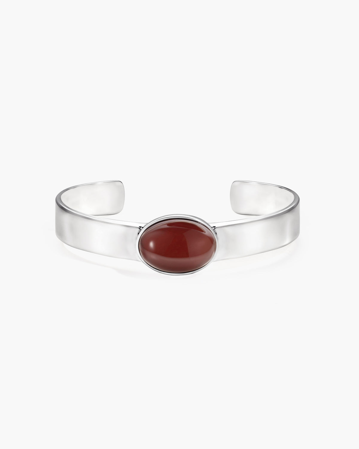 Mara Carnelian Cuff Bangle - En Route Jewelry