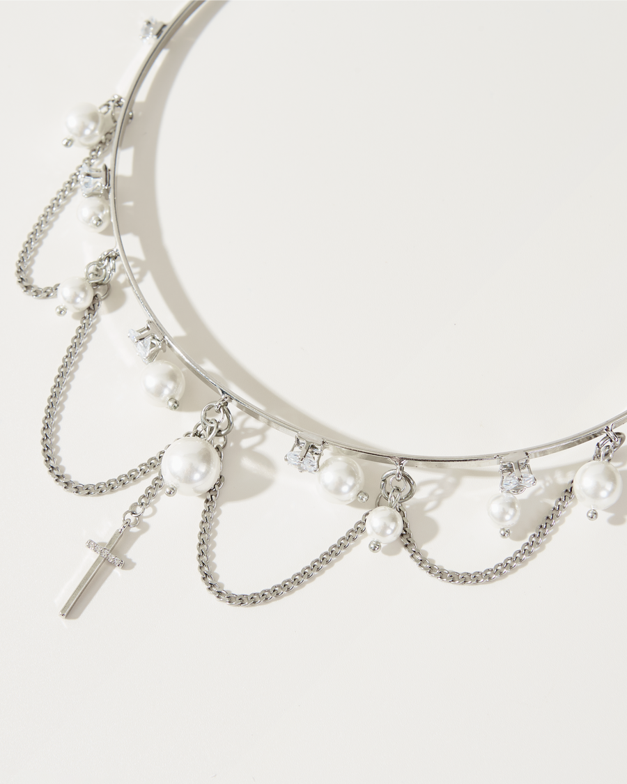 Primrose Pearl Choker Necklace