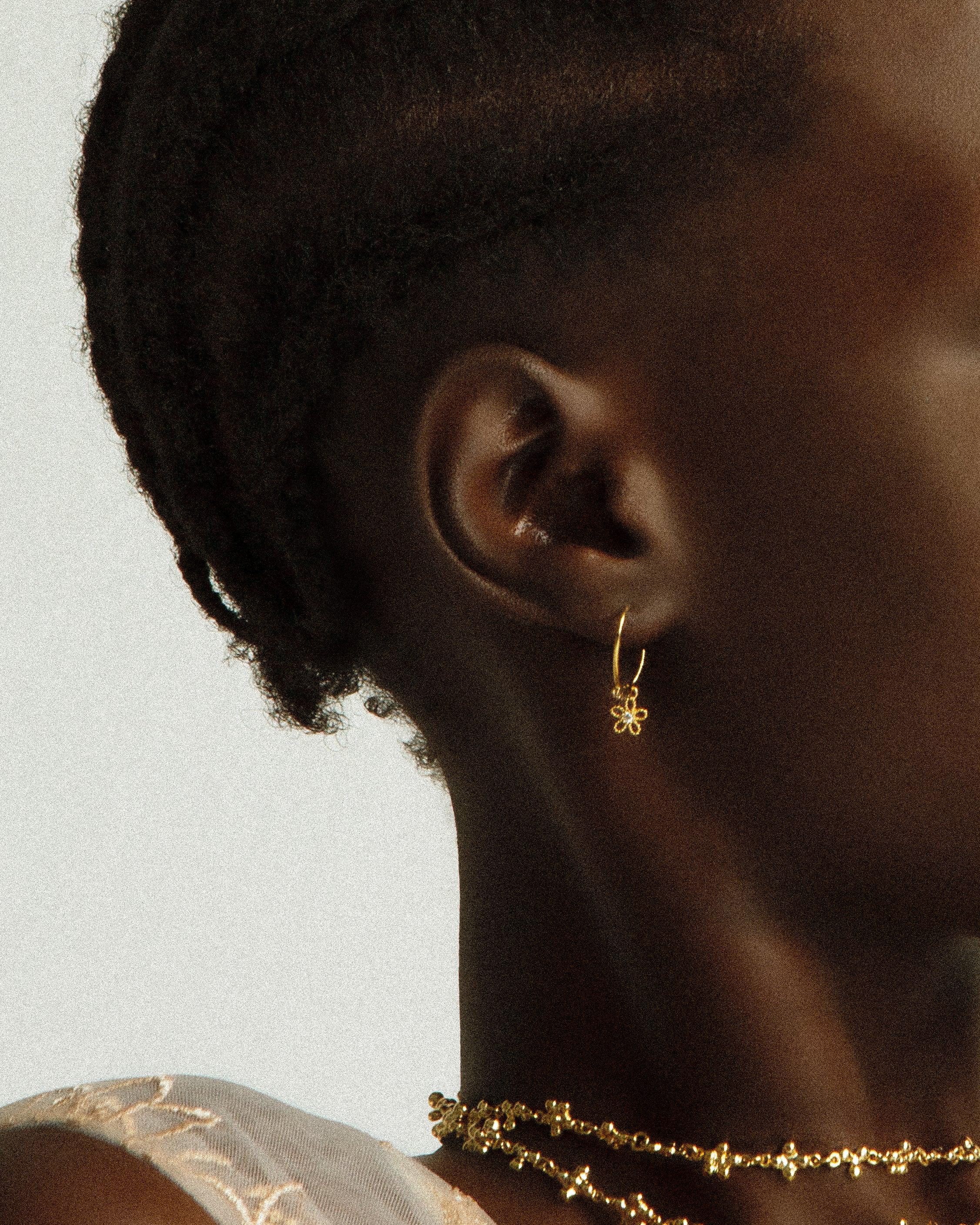 Flora Hoop Earrings - En Route Jewelry