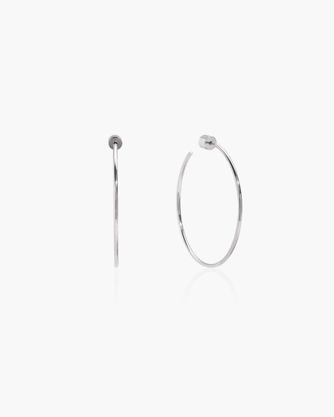 Skinny Hoop Earrings