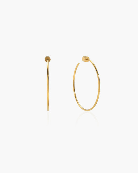 Skinny Hoop Earrings