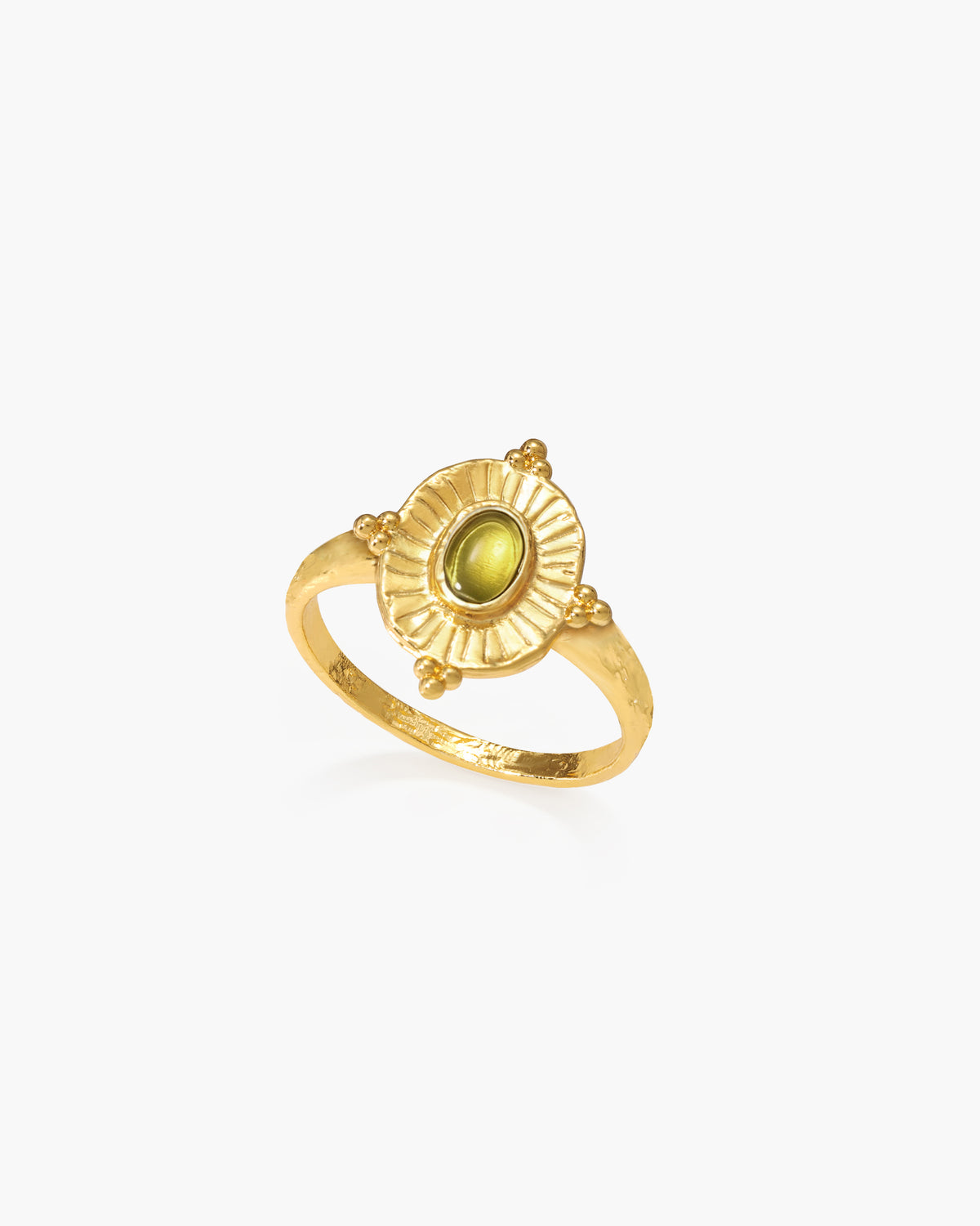 Olive Talisman Ring - en route jewelry