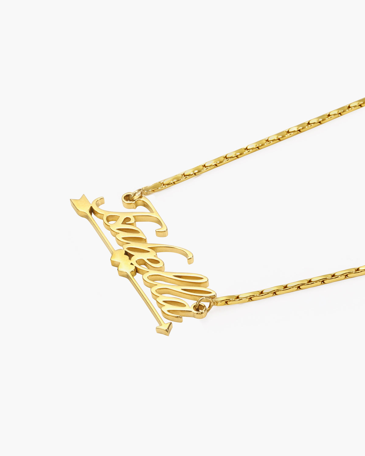 Collana con nome personalizzato, Freccia di Cupido