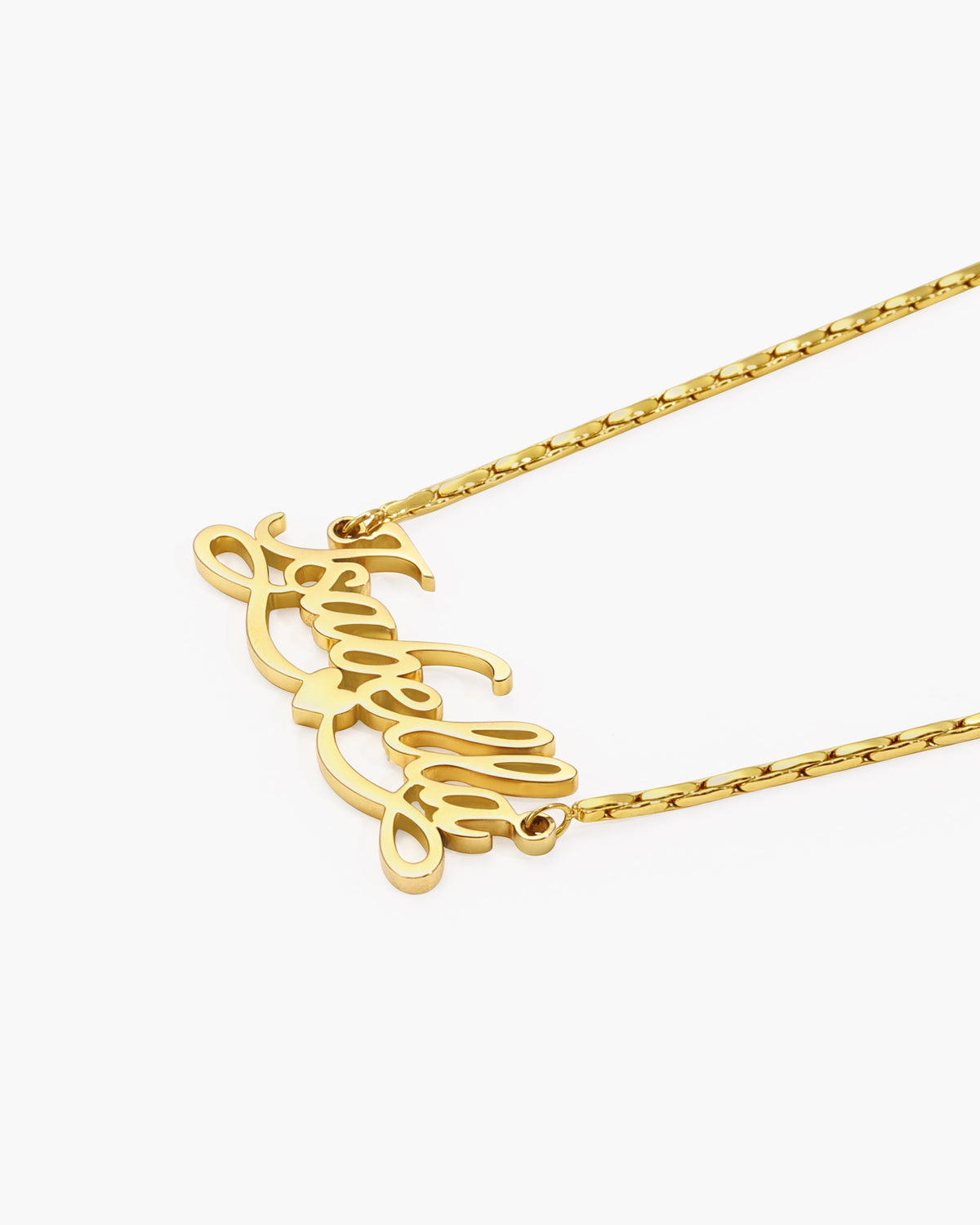 Collana con nome personalizzato, ali d’angelo