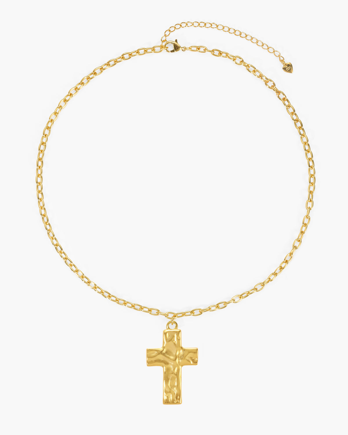 Collana con croce iconica in oro