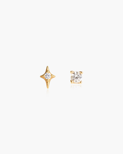 Sparkle Flat Back Helix Earring Set
