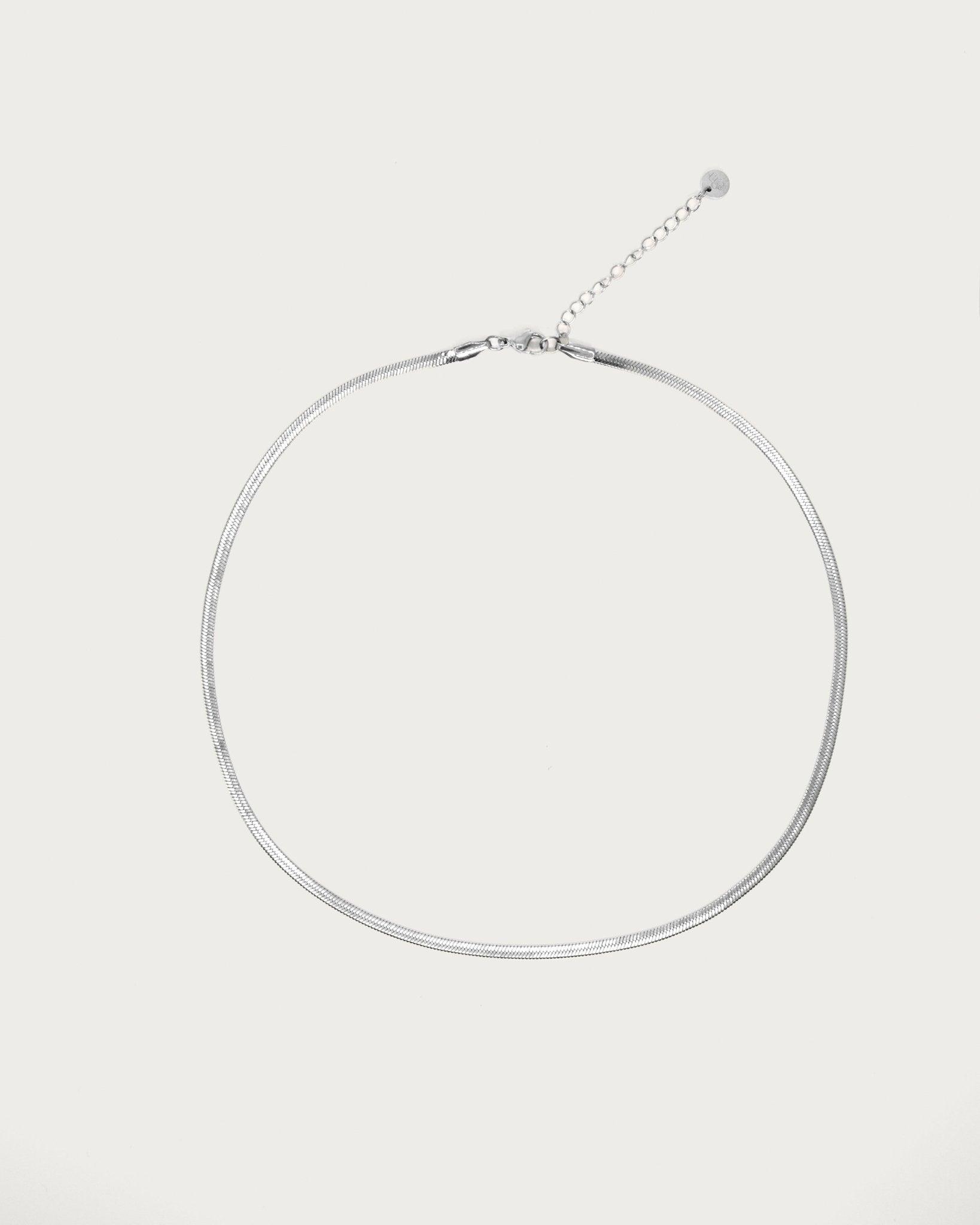 3mm Herringbone Chain Necklace - En Route Jewelry
