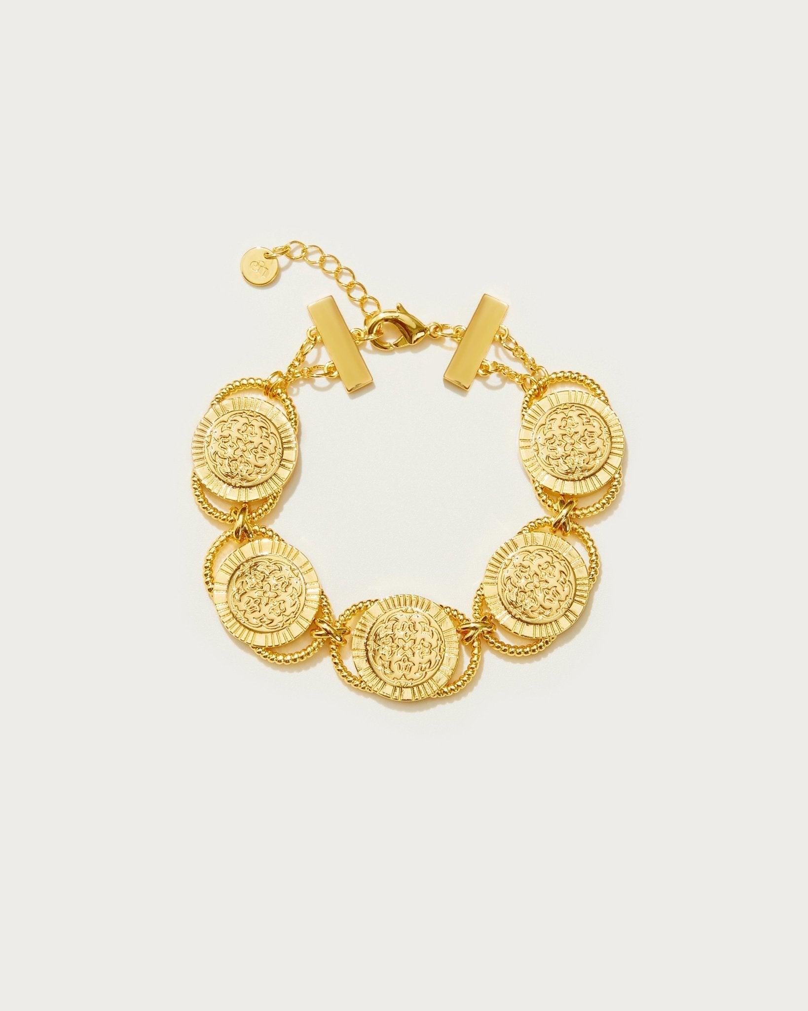 Golden Hojas Bracelet - En Route Jewelry