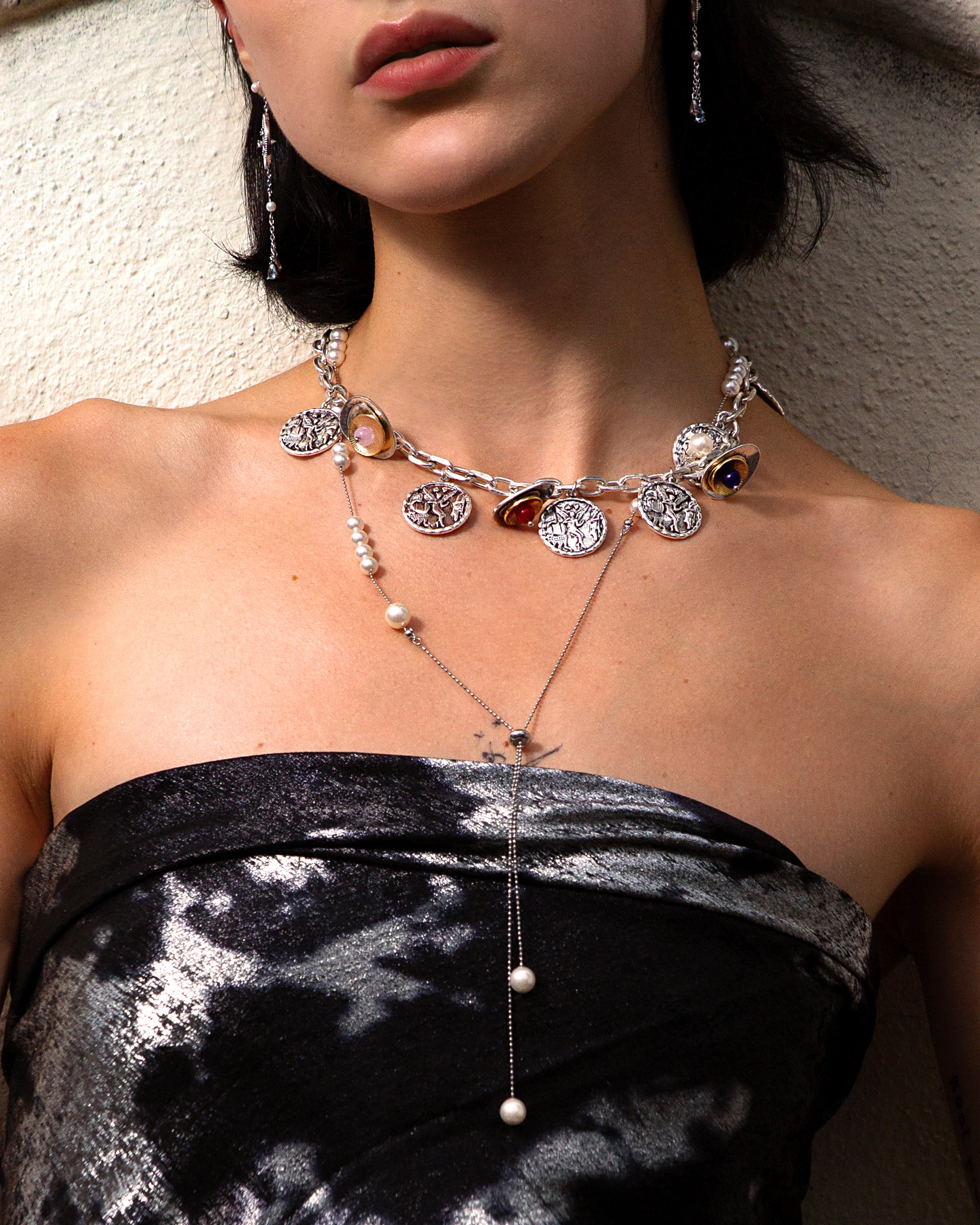 Collier en Argent Eros Coin