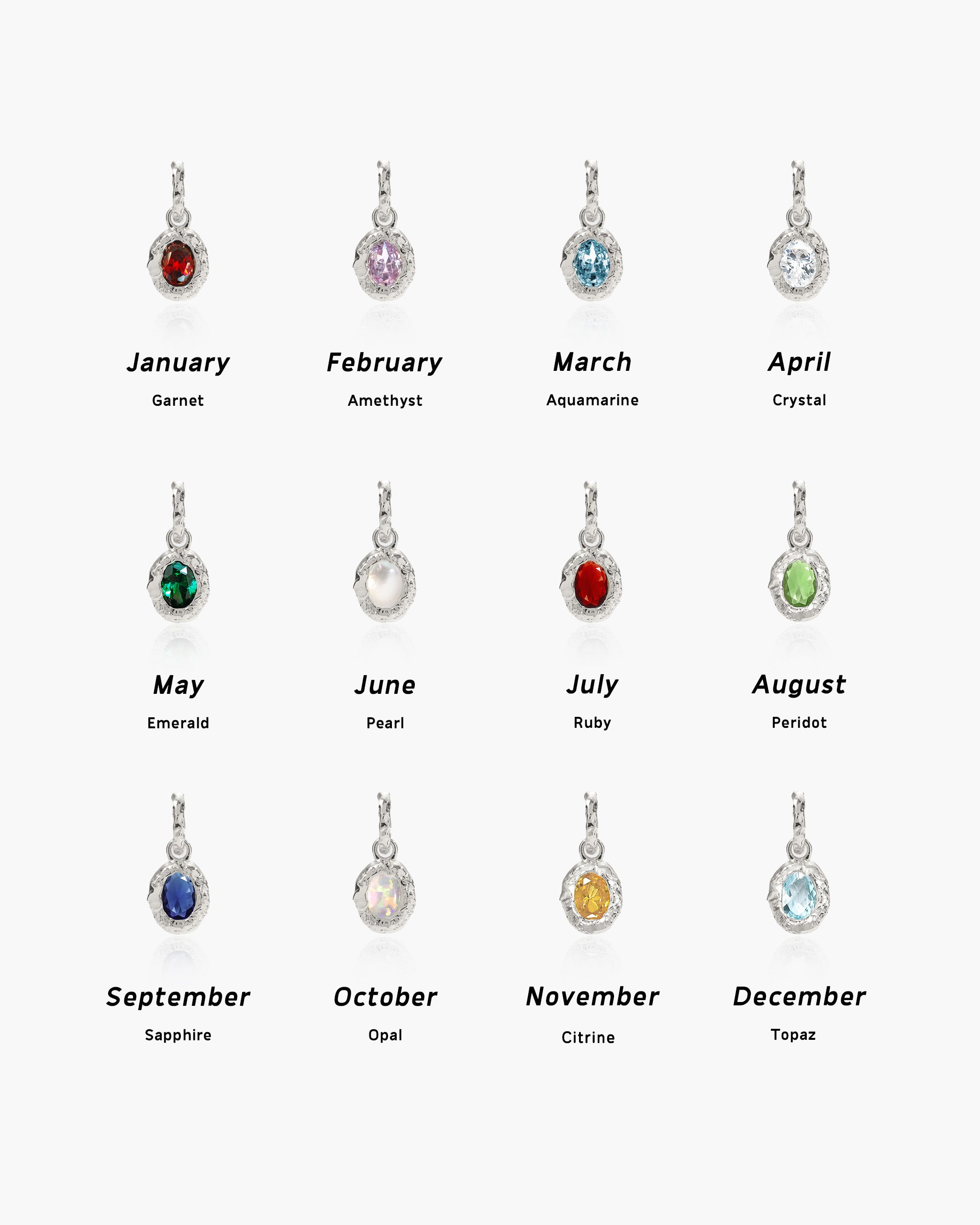 June Birthstone Earrings in Silver - Pearl | en route jewelry