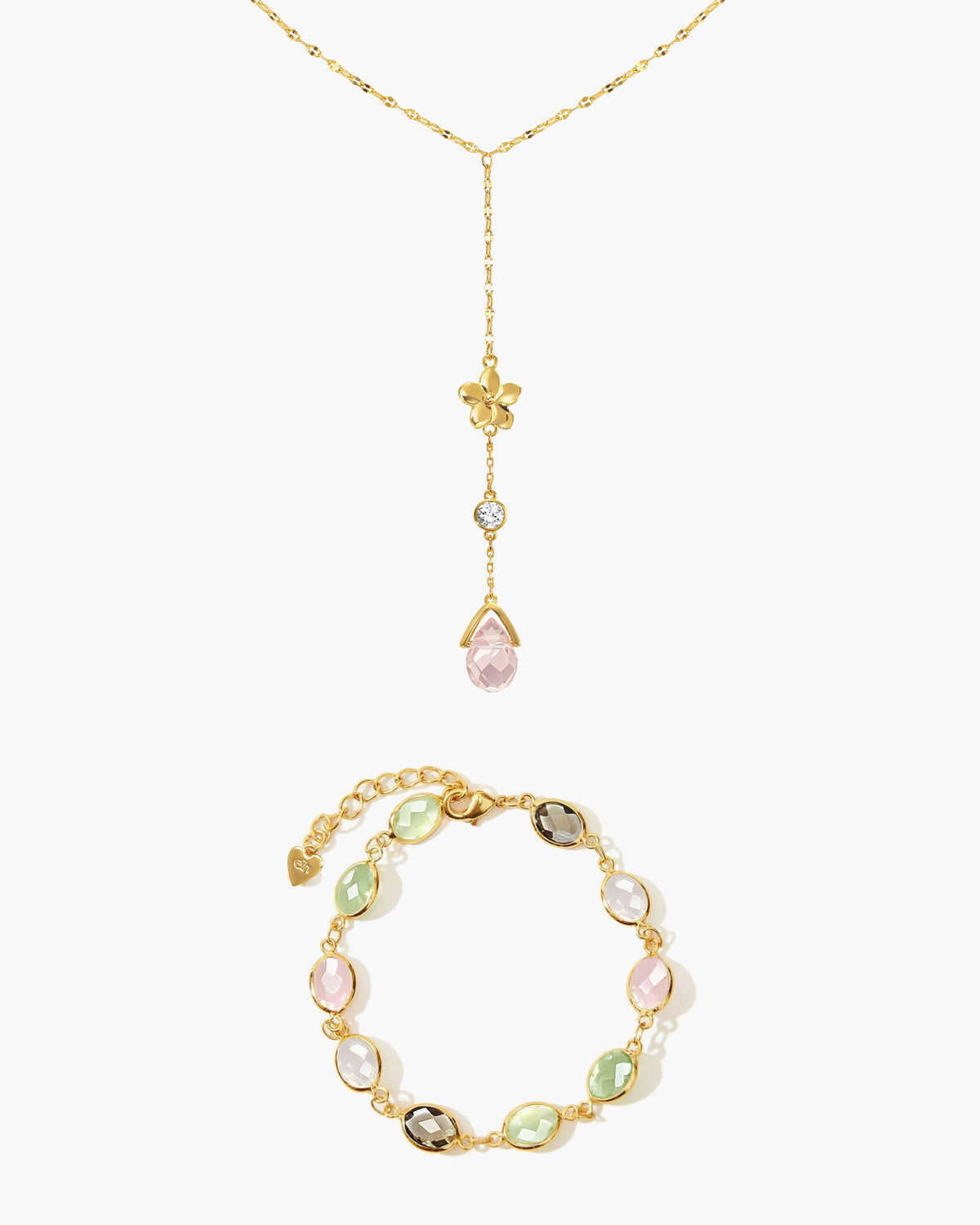 Petal-Lariat-Halskette