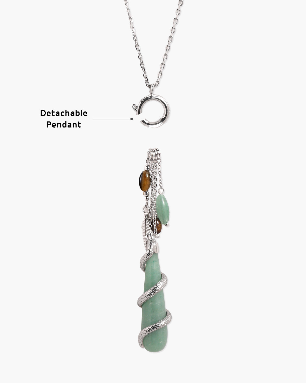 Naszyjnik Ascent z odpinanym zawieszkiem, długi