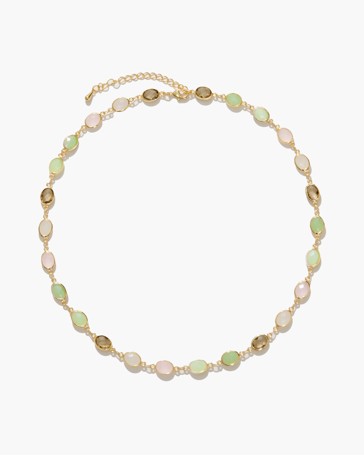 Verspielte Romantik-Stein-Halskette