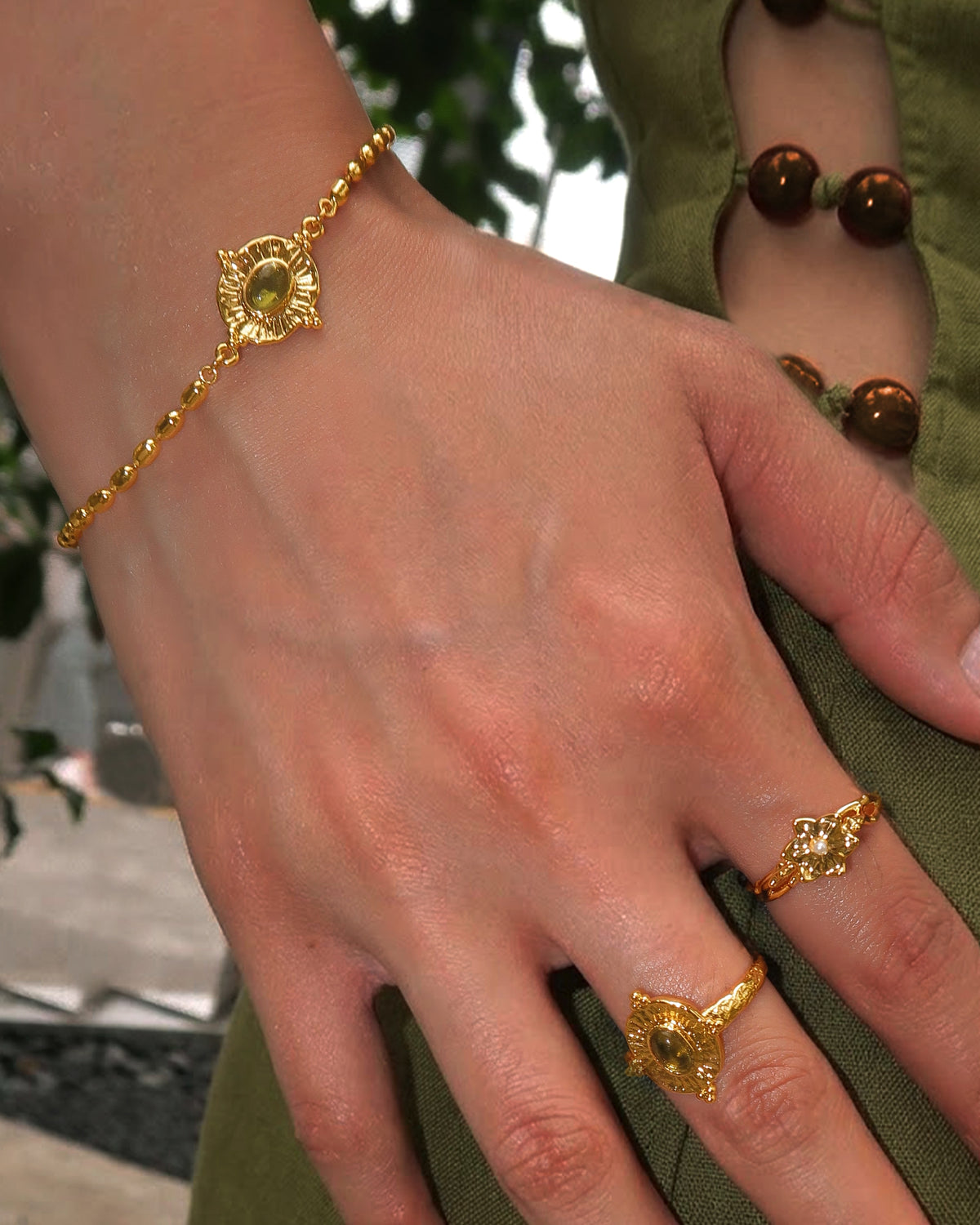 Olive Talisman Bracelet - en route jewelry