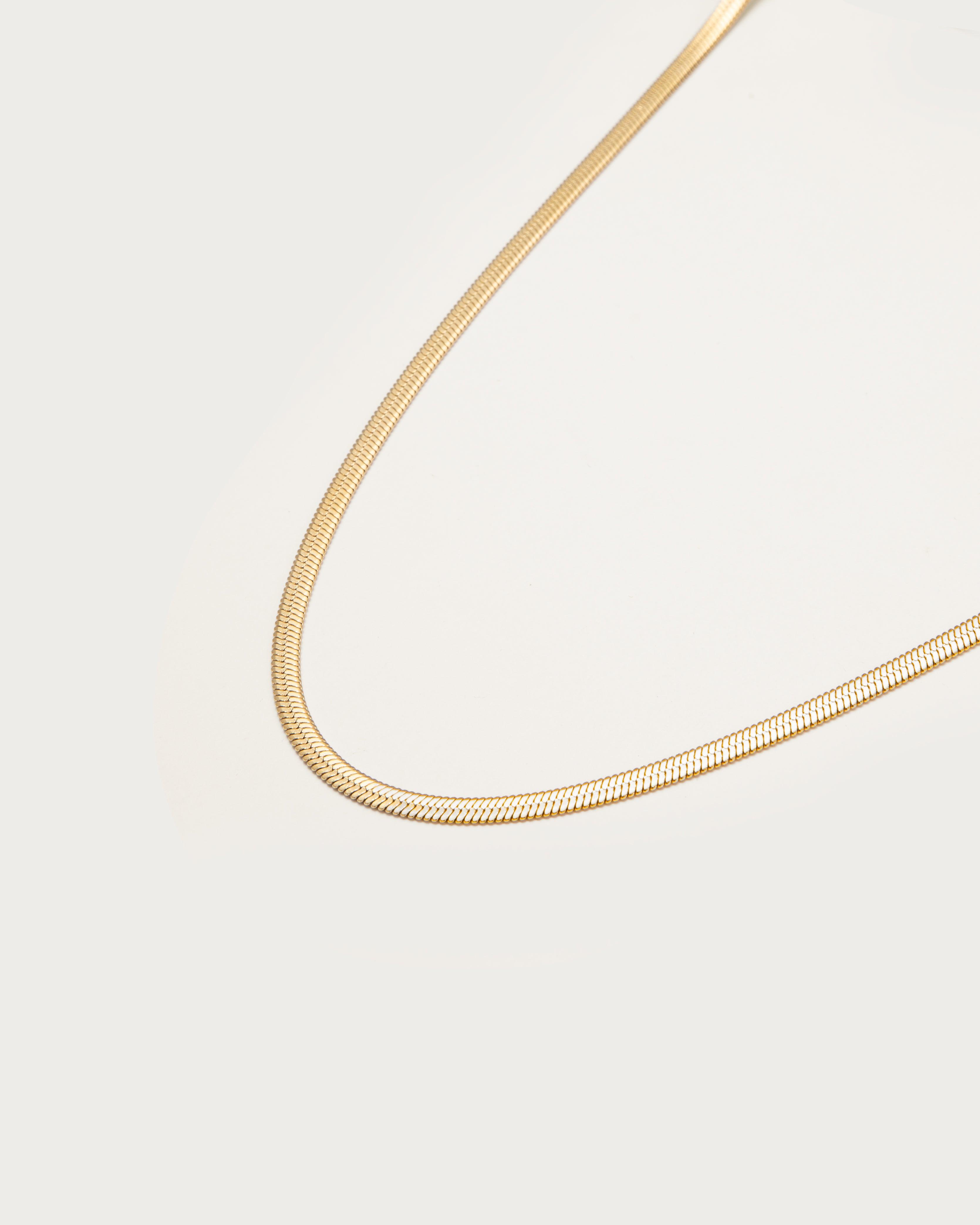 5mm Herringbone Chain Necklace - En Route Jewelry