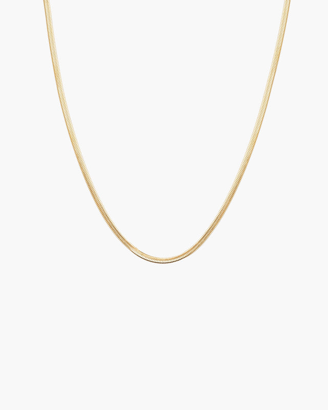 3mm Herringbone Chain Necklace