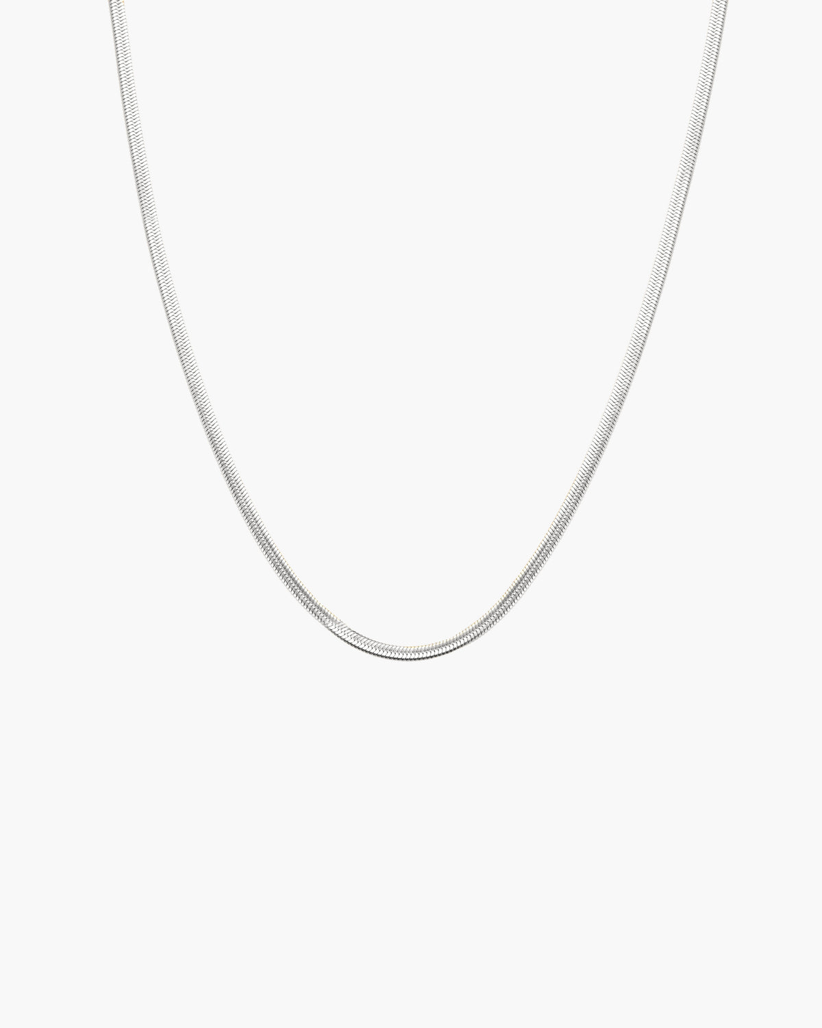3mm Herringbone Chain Necklace