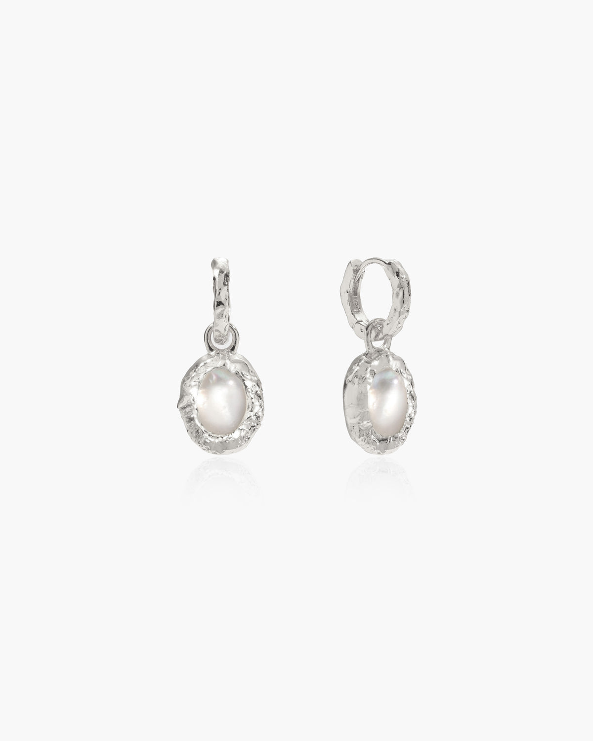 Birthstone Earrings in Silver