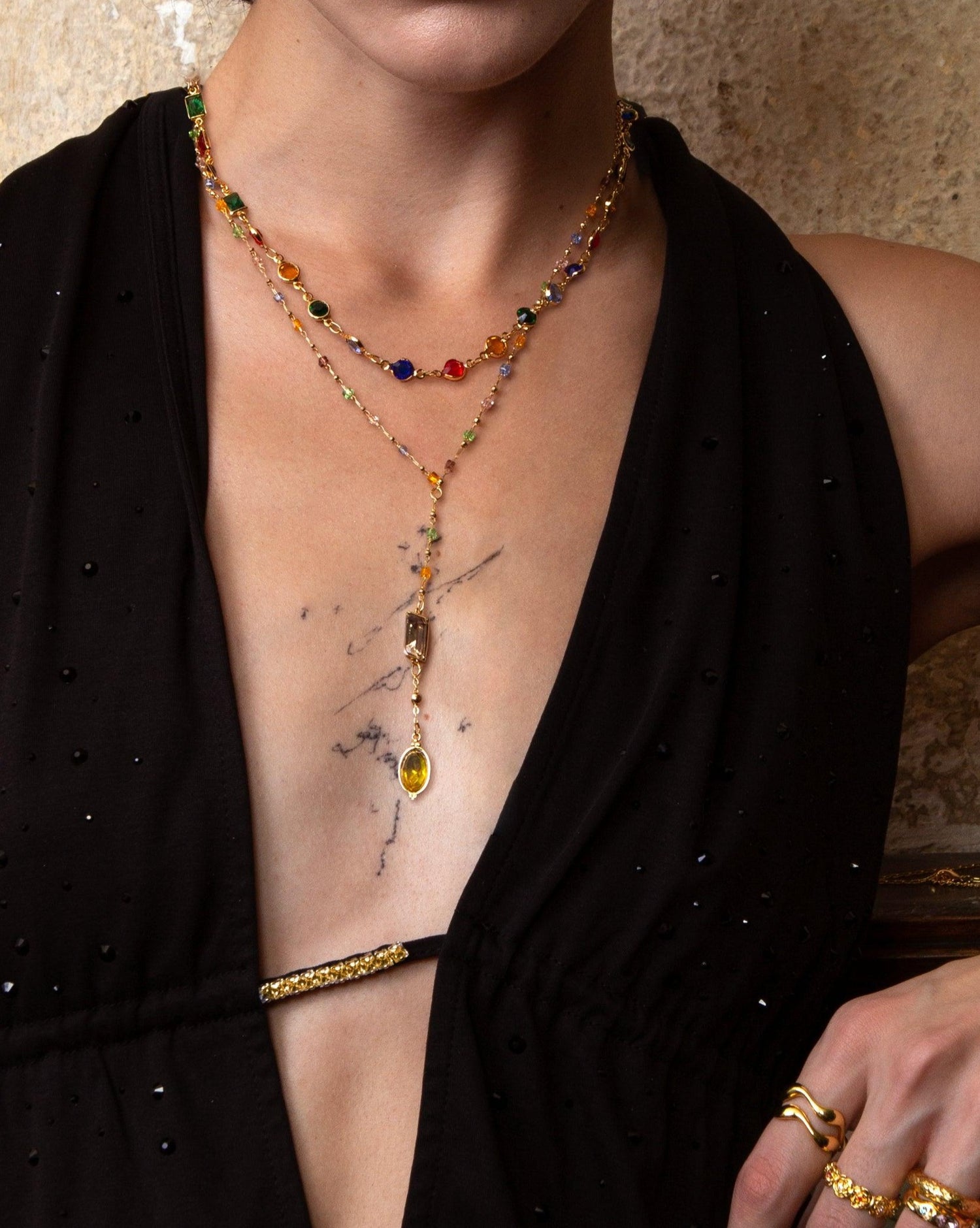 Celestial Lariat Necklace