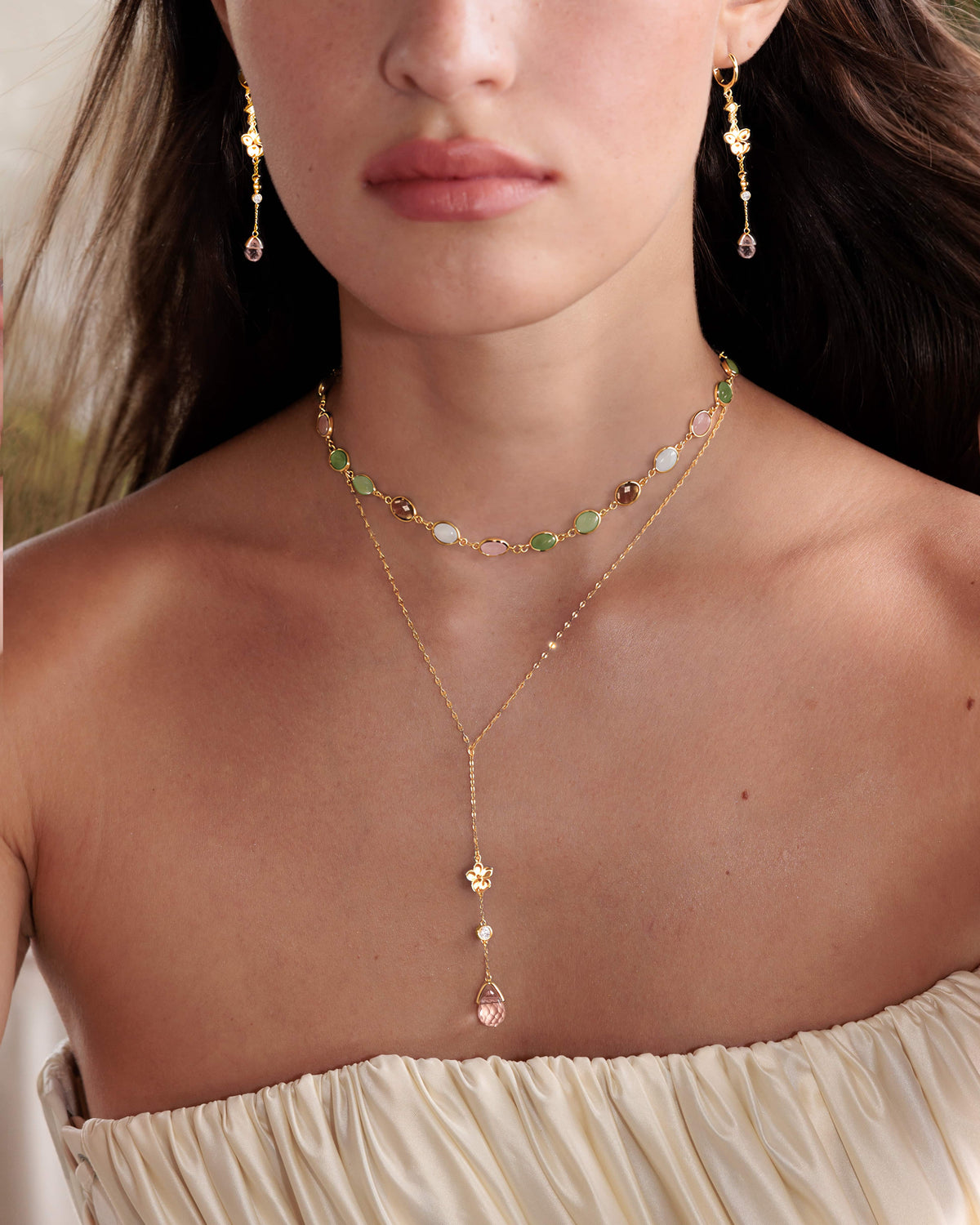 Petal Drop Earrings