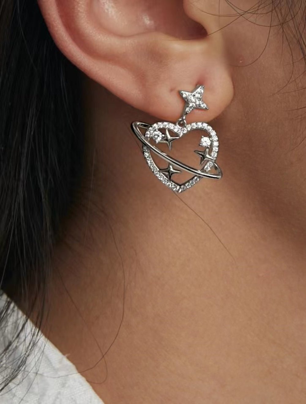 Celestial Earrings in Silver