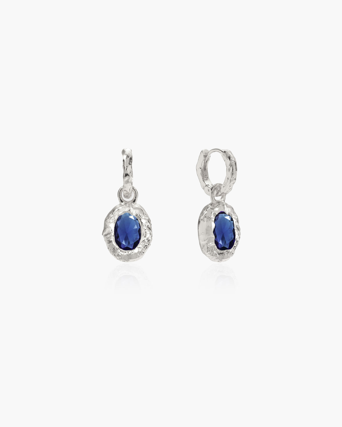 Birthstone Earrings in Silver