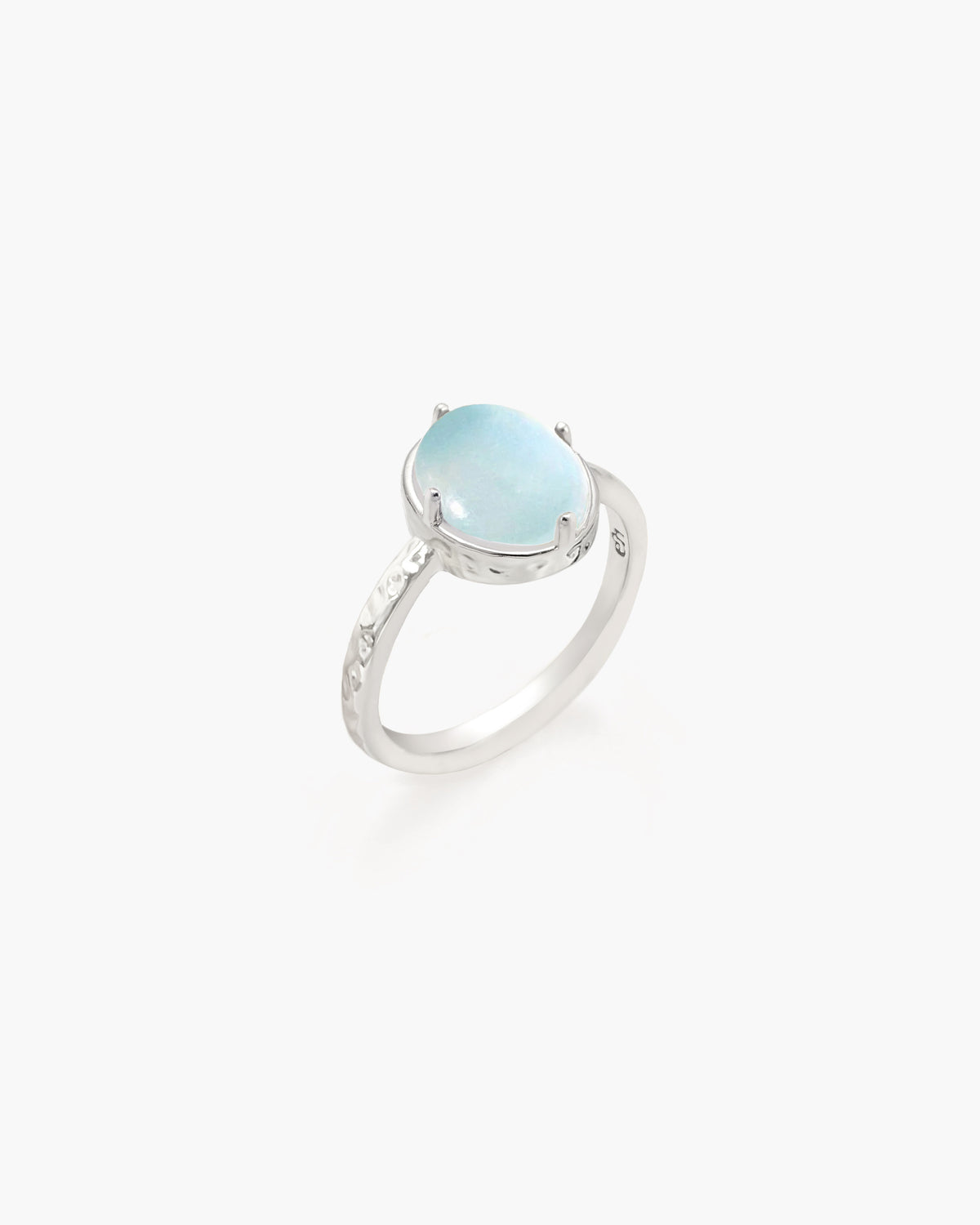 Aquamarine Ring in Silver