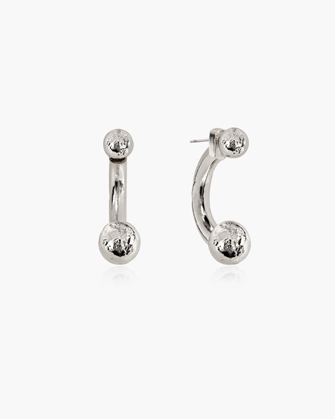Clio Earrings in Silver