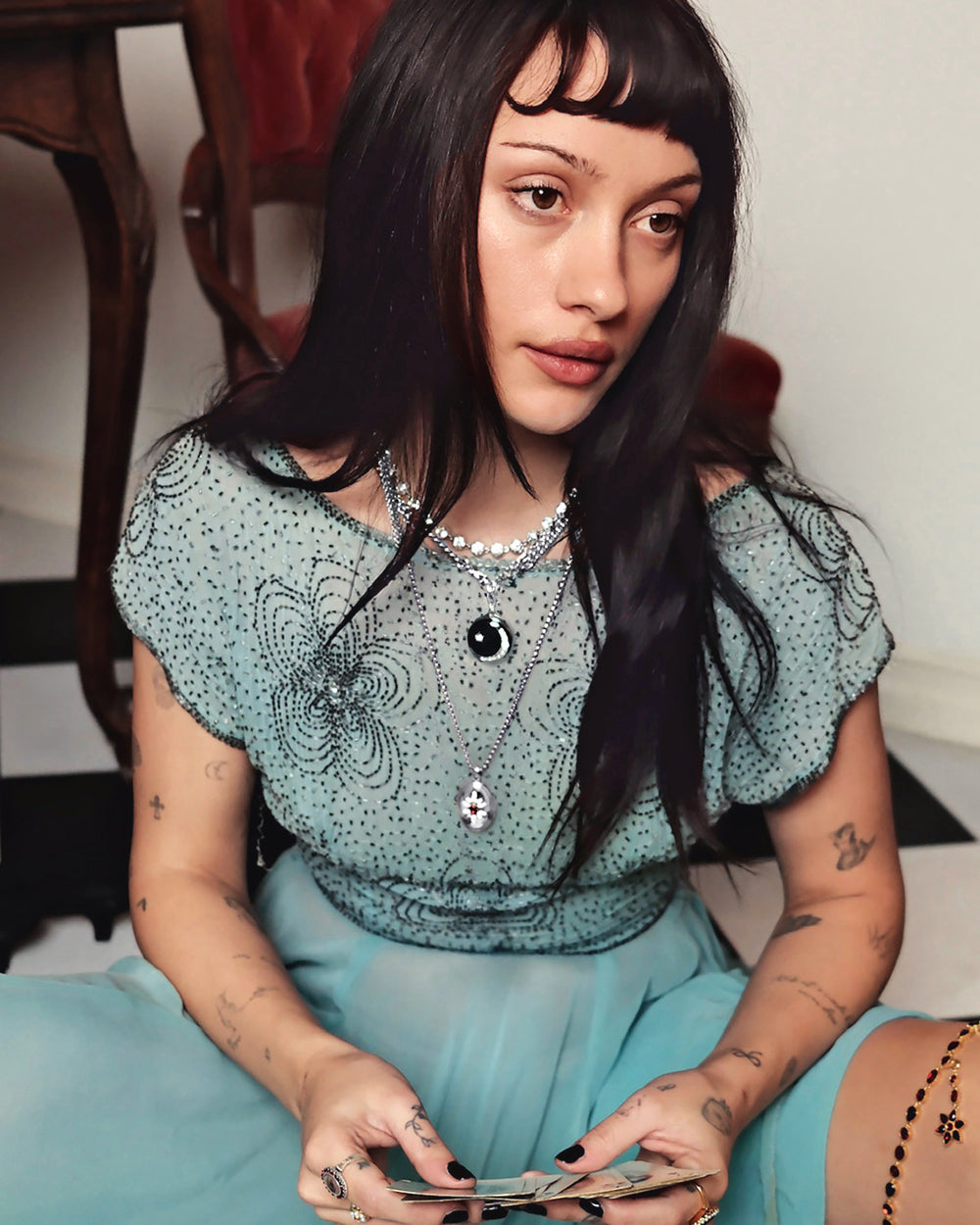 Collana con catena e chiusura apribile a medaglione Stella di Zelda