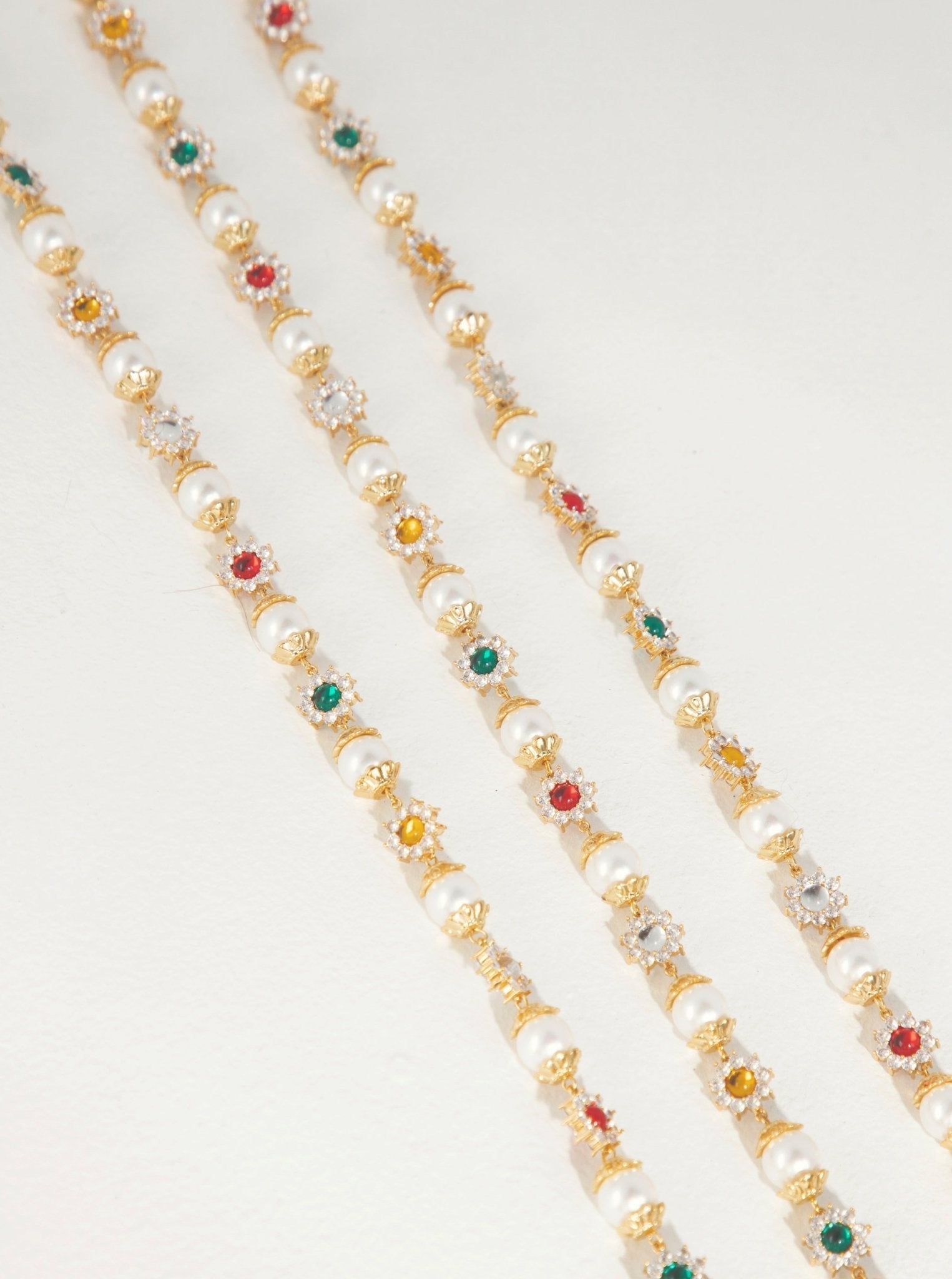Daisy Pearl Necklace - En Route Jewelry