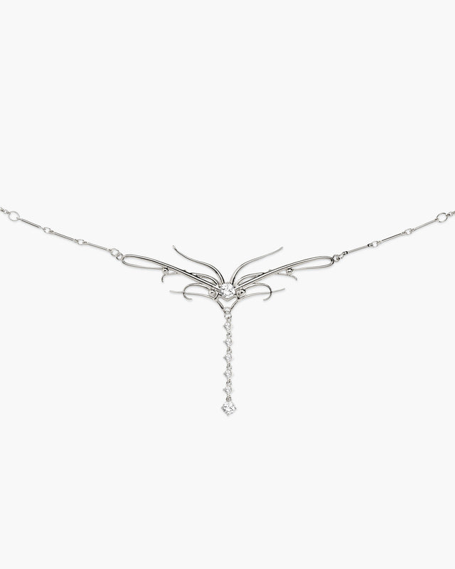 Dripping Waist Chain in Silver - en route jewelry