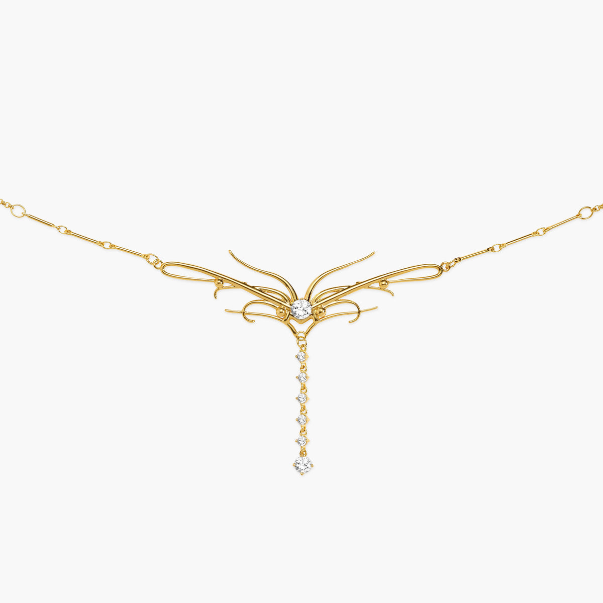 Drippn Chain Dripping Waist Chain in Gold | Sculptural & Statement Waist Chain ...